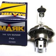 Автолампа Н4 12 V60/55 Маяк галаген в/уп. 52420